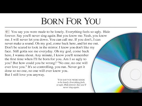 Video thumbnail for Born For You