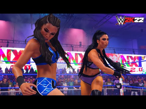 Indi Hartwell vs Kacy Catanzaro (most wanted pack) - wwe 2k22