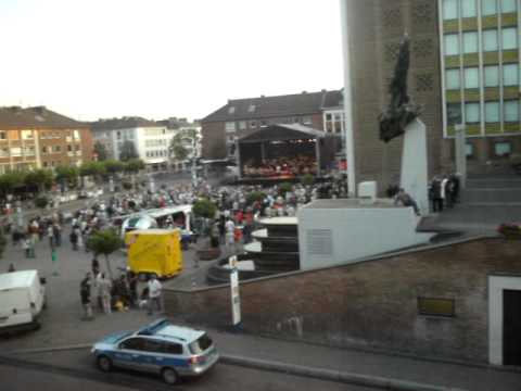 Open air Konzert Heeresmusikcorps 300 Koblenz in Düren