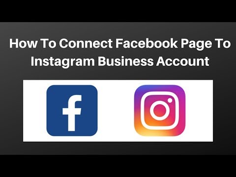 How to connect facebook page to instagram business account
