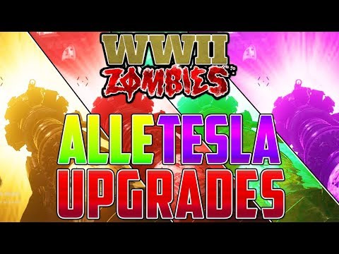 WW2 Zombies "The Final Reich" alle TESLA WUNDERWAFFEN UPGRADES Tutorial [Deutsch] HD