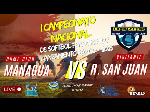 I CAMPEONATO NACIONAL DE SOFTBOL FEMENIMO U23  LANZAMIENTO RÁPIDO - 2025