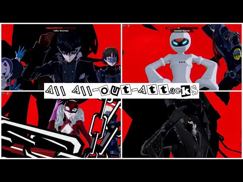 Persona 5 Strikers - All All-Out-Attacks