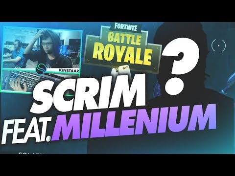 ON SCRIM AVEC UN MILLENIUM ! - Fortnite Battle Royale (SCRIM Team Solary)