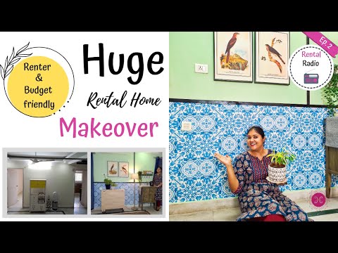 Huge Makeover Idea for Your Rental Home / Renter friendly Home Decorating Tips / Rental Radio Ep. 2