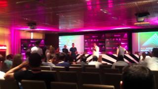 Pete Tong presents the award to Simon Dunmore @ International Music Summit Ibiza 2012