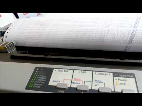 Direct thermal epson lq 1310 dot matrix printer, 136