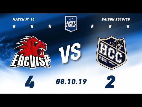 08.10.2019 EHC Viège - HC La Chaux-de-Fonds (4-2)