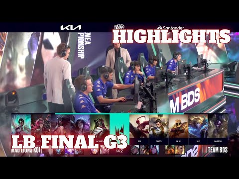 BDS vs MDK - Game 3 Highlights | Lower Final LEC Winter 2024 Playoffs | Team BDS vs Mad Lions KOI G3