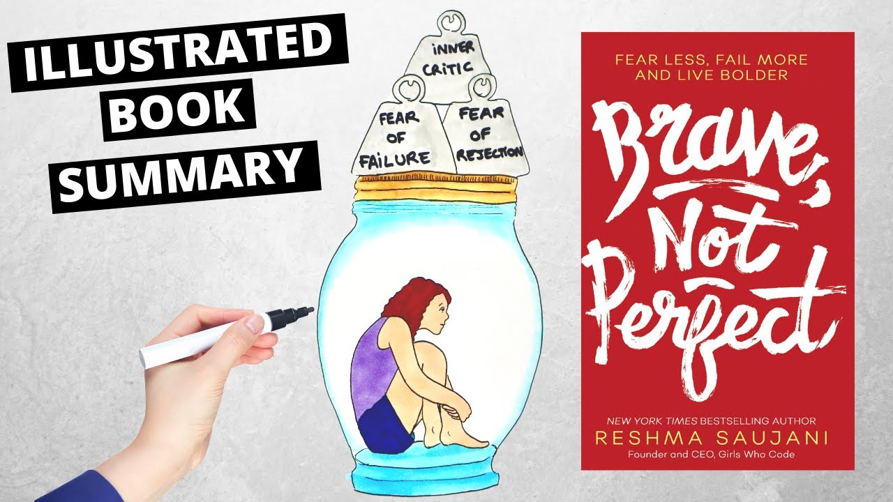 Brave Not Perfect by Reshma Saujani illustrated book summary | Busy Mom Bookclub