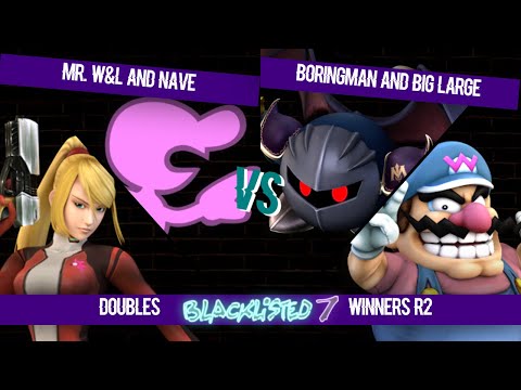 Blacklisted 7 Doubles WR2 - Mr. WnL/Nave (R) vs Boringman/Big Large (B)