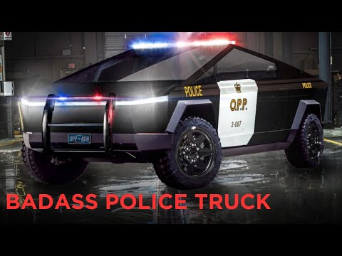 Unplugged Performance's Tesla Cybertruck Police Pickup: The Future of Law Enforcement is Here! 🚔⚡