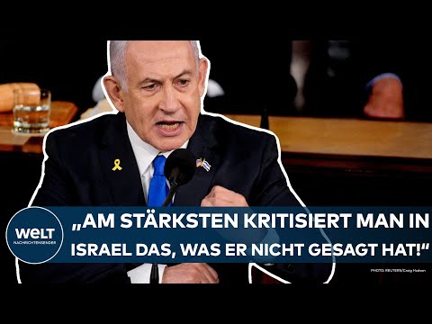 NETANJAHU IN DEN USA: "Am stärksten kritisiert man in Israel das, was er nicht gesagt hat!"