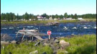 preview picture of video 'Kukkolaforsen/Kukkolankoski/Kukkolankoski rapids'