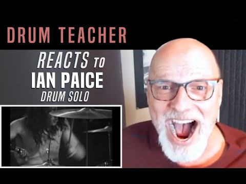 Drum Teacher Reacts to Ian Paice - Drum Solo