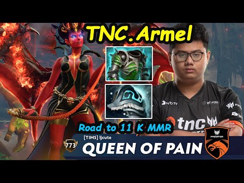TNC Armel [Queen Of Pain Arcana] MIDLANE Road to 11K MMR Dota 2 Perspective pro Gameplay