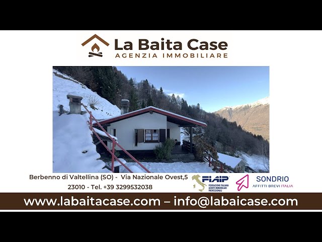 BAITA SINGOLA CON TERRENO A COSIO VALTELLINO GE0313CE – La Baita Case