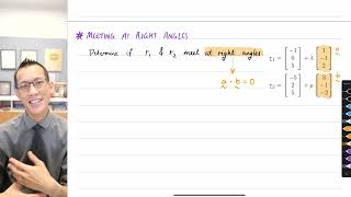 3D Line Problems (2 of 3: Showing orthogonality)