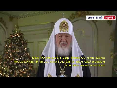 Der Patriarch von Moskau und ganz Russland, Kirill, gratulierte den Gläubigen zum Weihnachtsfest