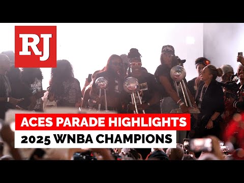 Aces 2025 WNBA Championship Parade and Celebration Highlights