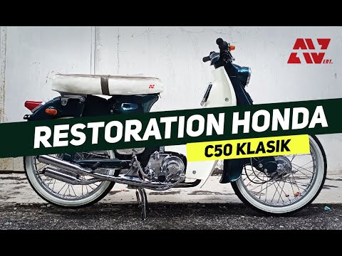 Honda C50 Classic Restoration Like New Antique