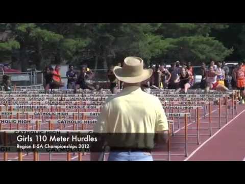 Region II-5A Girls 110 Meter Hurdles.mov
