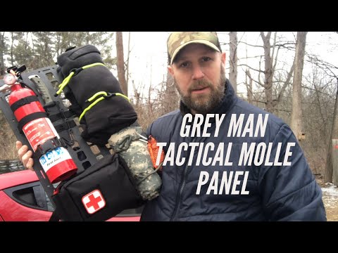 Organize Your Gear: Grey Man Tactical Rigid Molle Panel (RMP) - Emergency Gear for Your Vehicle