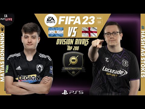 MATIAS BONANNO VS HASHTAG STOKES | FIFA 23 - DIVISION RIVALS TOP 200 - PRO VS PRO\ 2