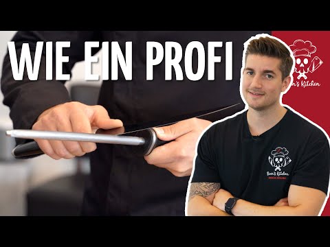 Messer richtig schärfen und scharf halten [Wetzstahl richtig benutzen]