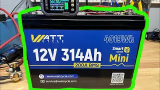 Wattcycle 314ah battery Teardown, Testing! Giant Capacity Small Size