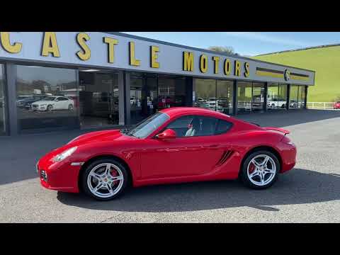 2011 PORSCHE CAYMAN 3.4 S Manual Guards Red for sale Castle Motors