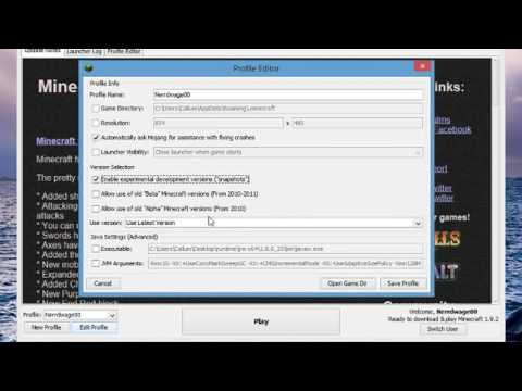 How To Update Minecraft To The New Updates! (Alpha/Beta/1.11)
