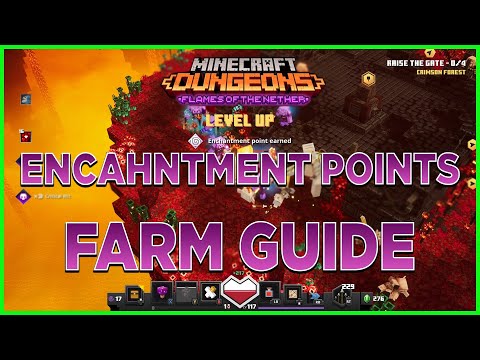 How To Get ENCHANTMENT POINTS Efficiently - Minecraft Dungeons