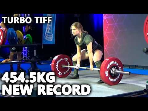 Tiffany Chapon Break ANOTHER Record in Powerlifting