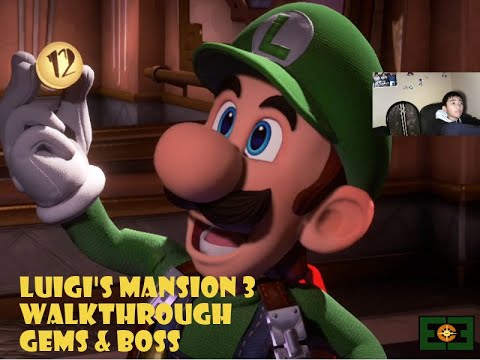 LUIGI'S MANSION 3 - 12F walkthrough & SAVE TOAD B2