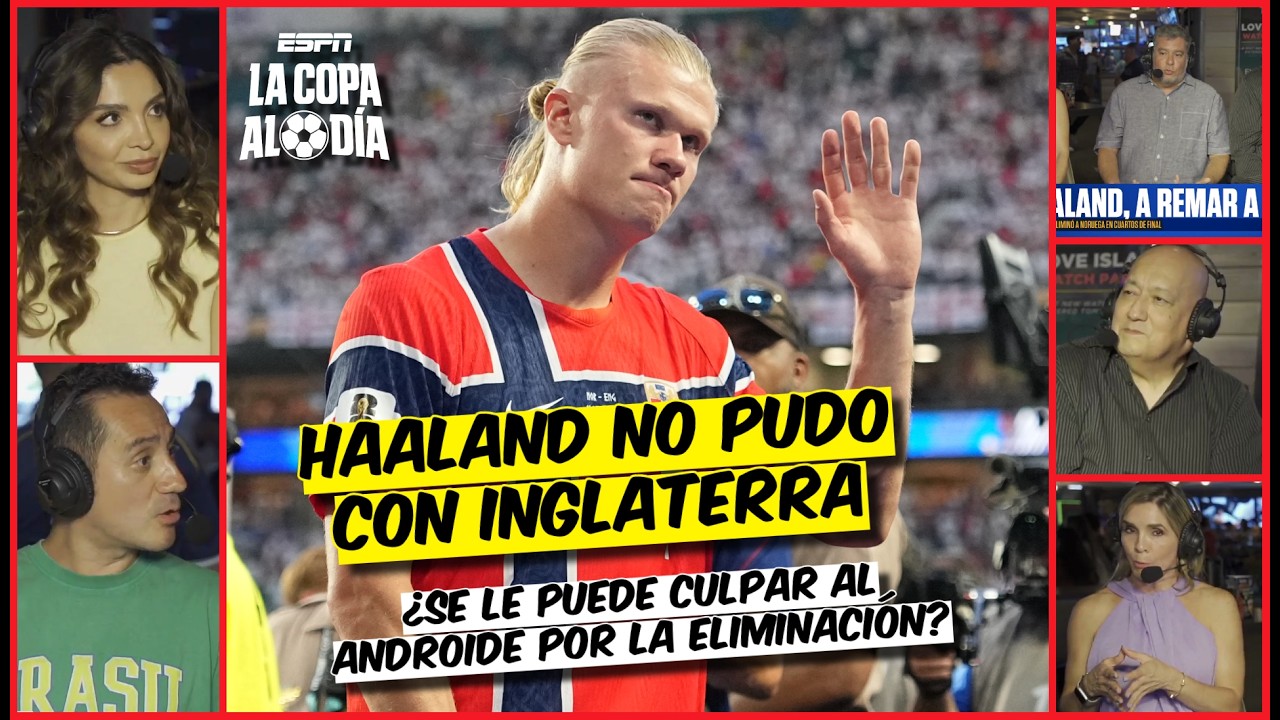 ¿LE PESÓ A HAALAND el partido? Su NORUEGA fue ELIMINADA del MUNDIAL por INGLATERRA | La Copa al Día