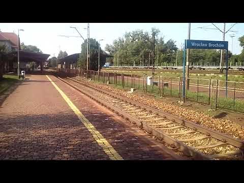 Przelot EP07-345 z EIC ODRA przez stację Wrocław Brochów