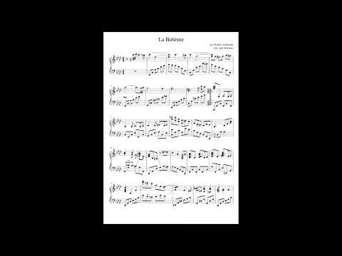 Aznavour - La Bohème - Solo Piano (Sheet Music)