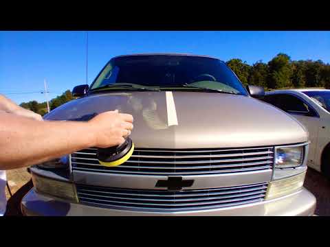showing a 50/50 with chemical guys butter wet wax