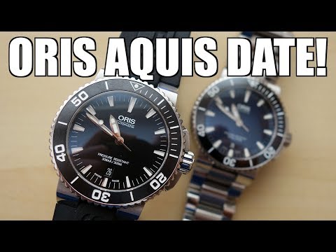 Metal vs Rubber! Oris Aquis Date 43mm Automatic Diver Review + Bracelet vs Strap - Perth WAtch #172