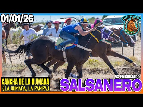 SALSANERO - CLÁSICO PRIMERO DE AÑO (01/01/26) FESTIVAL HIPICO en LA HUMADA (La Pampa)
