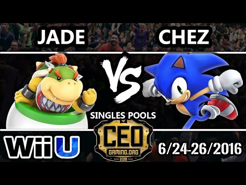 CEO 2016 Smash 4 - Jade (Bowser Jr.) Vs. Chez (Sonic) SSB4 Tournament - Smash Wii U