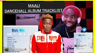 Nigeria🇳🇬Reacts to Shatta Wale - MAALI (Album Tracklist) Reaction video!!!