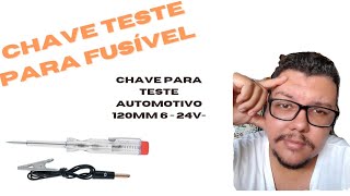chave para testar fusivel