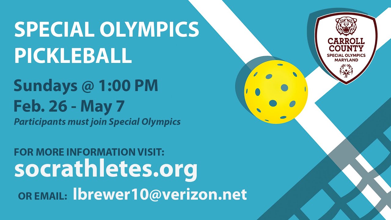 Special Olympics Carroll County PIckleball Program