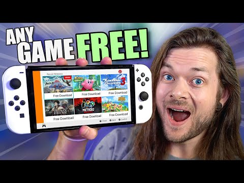 Part of a video titled How to get ANY Nintendo Switch Game FREE! - YouTube