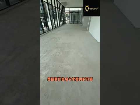 LVT Flooring in a showroom process.(Mandarin Version) 
