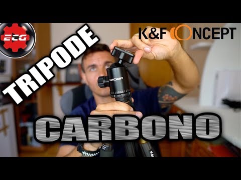 Review de tripode carbono K&F Concep