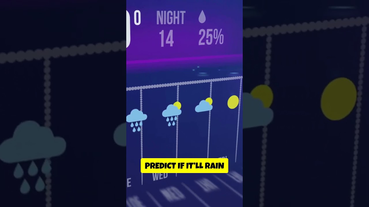 How AI Predicts Weather in Seconds! 🌦️ #shorts