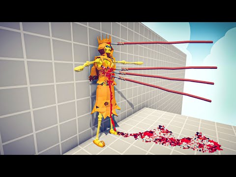PINNING EVERY UNIT TO THE WALL - Totally Accurate Battle Simulator TABS
